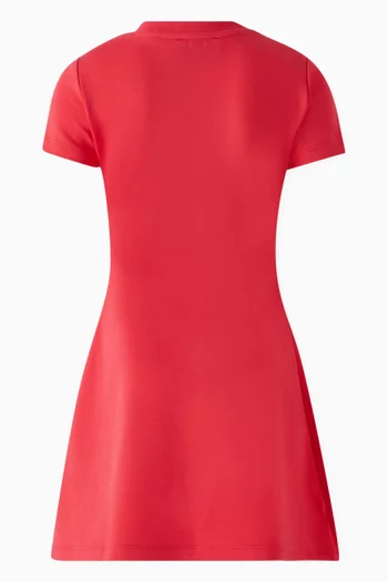 A-line Dress in Stretch Viscose Blend