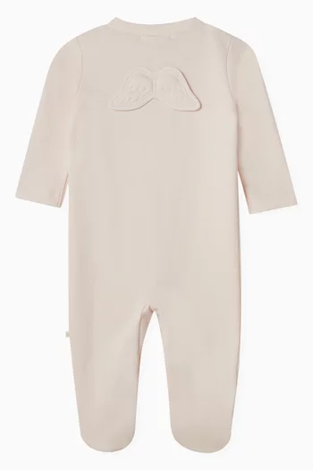 Angel Wing™ Pointelle Sleepsuit in Pima Cotton
