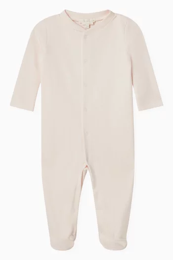 Angel Wing™ Pointelle Sleepsuit in Pima Cotton