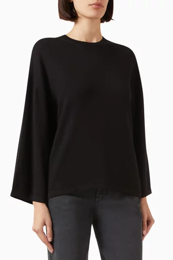 بلوزة دارسي بقصة فضفاضة صوف