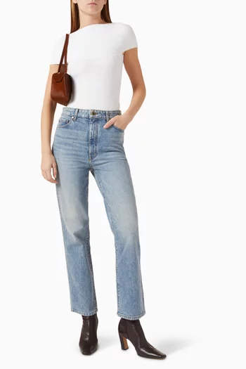 Abigail High-waist Jeans in Denim