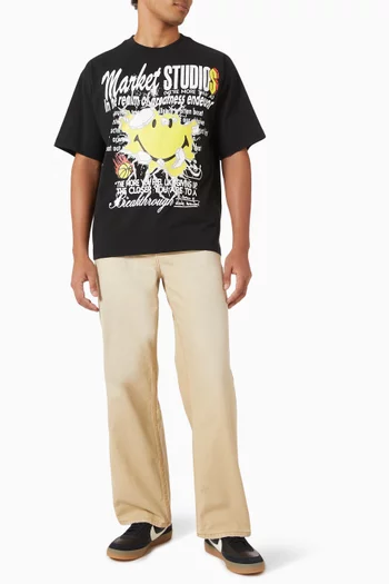 Smiley Greatness T-shirt in Cotton