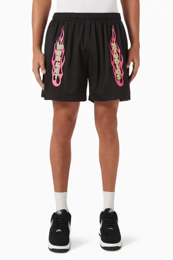 V12 Shorts in Mesh