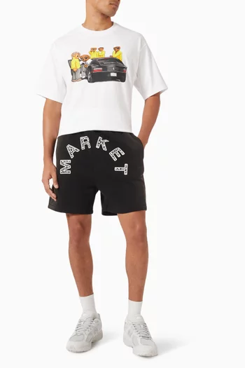 Starry Arc Logo Shorts in Fleece