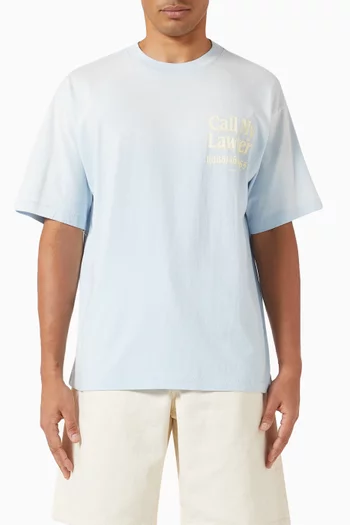 Call my Lawyer 3D T-Shirt in Cotton