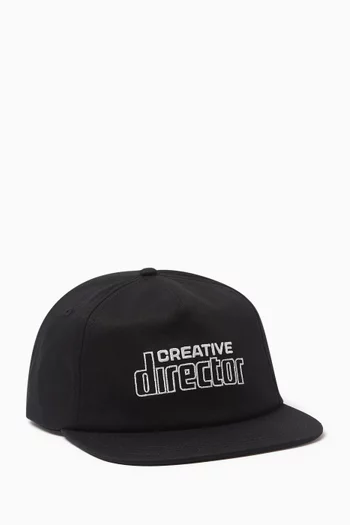Creative Director Trucker Cap in Canvas
