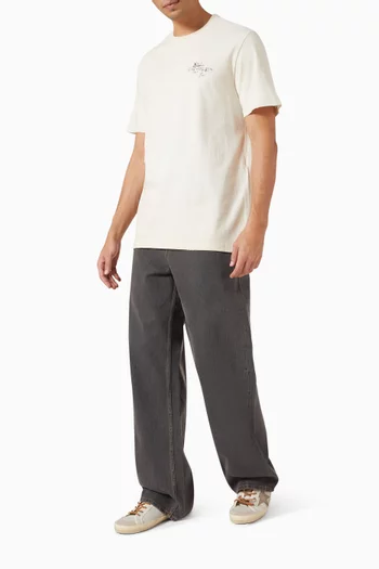 Morgan Wide-leg Jeans in Denim