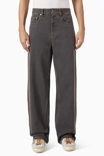 Morgan Wide-leg Jeans in Denim