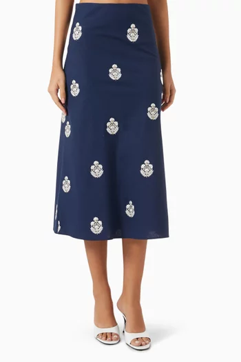 Mitra Embroidered Skirt