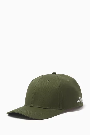Logo Baseball Cap in Cotton