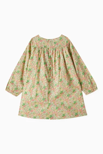 Floral-print Dress in Organic Cotton