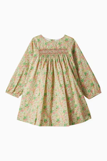Floral-print Dress in Organic Cotton