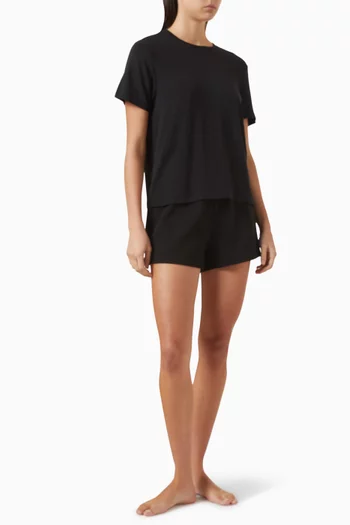 شورت بيت بشعار الماركة قطن جيرسيه