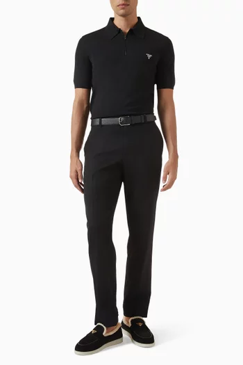 Polo Shirt in Virgin Wool