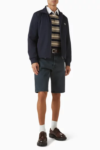 Striped Polo Shirt in Cotton