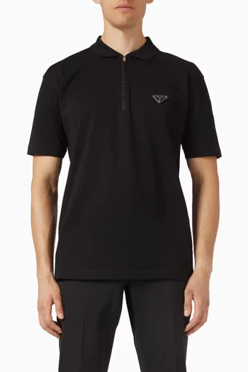 Polo Shirt in Cotton Piqué