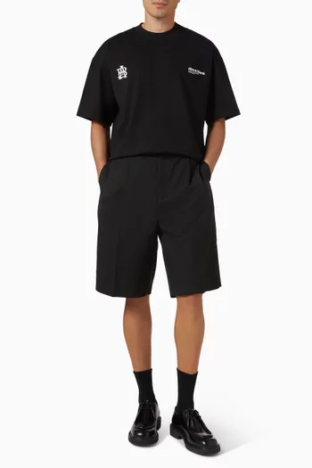 Dual Logo T-shirt in Cotton