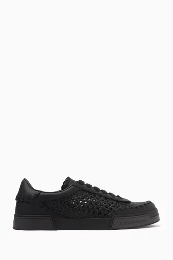 Portofino Woven Yacht Shoes in Leather