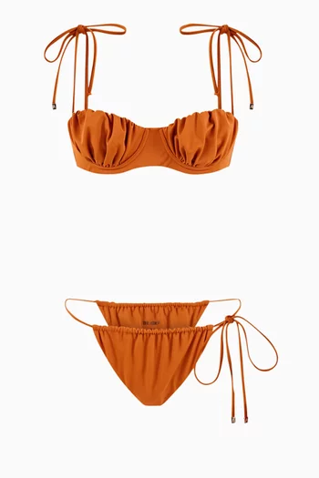 Ruched Bikini Set