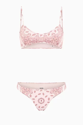 Bandana-print Bikini Set