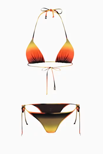 Ombré Triangle Bikini Set
