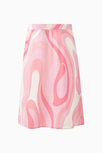 تنورة بنقشة آيرايد