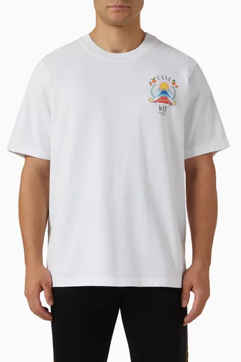 Casa Way Mountain T-shirt in Cotton
