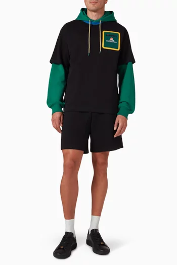 تي شيرت بطبعة جبل وجيب معالج قطن عضوي