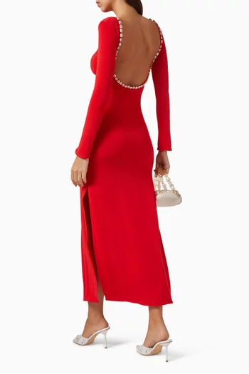 Costa Cowrie-shell Dress in Jersey