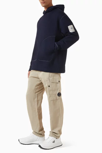 Hooded Sweatshirt in Fleece