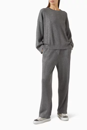 English Rib Sweater in Cotton Vanisé