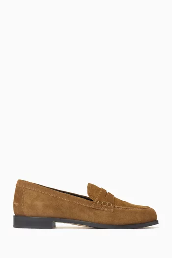 Oscar Penny Loafers in Suede