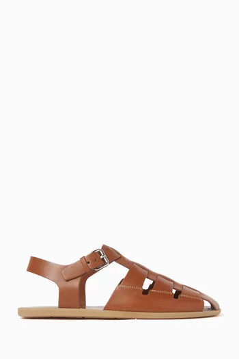 Fisherman Sandals in Leather