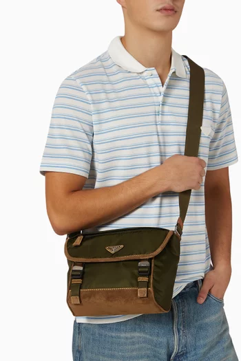 Medium Shoulder Bag in Re-Nylon