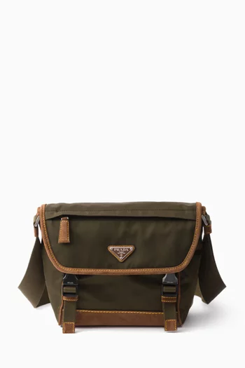 Medium Shoulder Bag in Re-Nylon