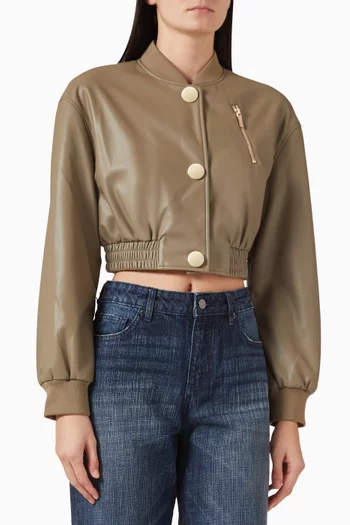 Monogram Cropped Jacket