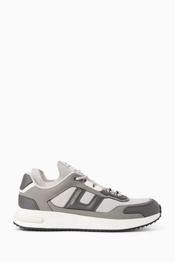 Dusseldorf Sneakers in Mesh & Faux Leather