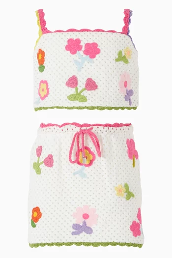 تنورة ديسيت كروشيه