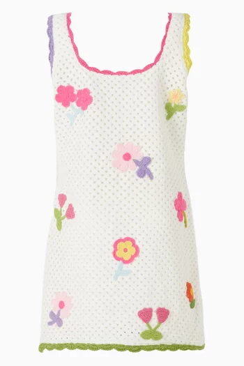 فستان ديسيت كروشيه