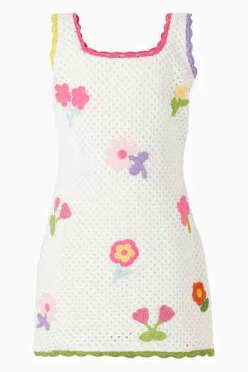 فستان ديسيت كروشيه