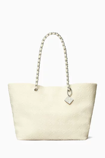 حقيبة يد إيلا بسلسلة قطن تيري