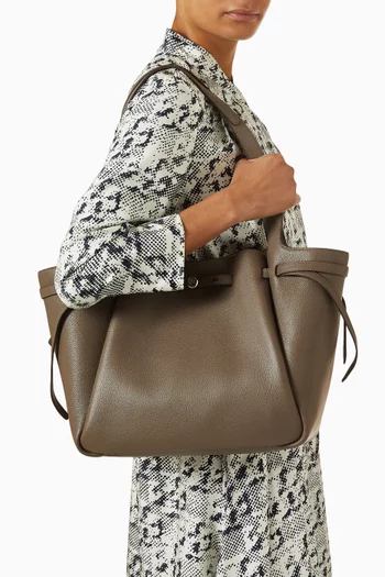 Romy Tote Bag in Pebbled Leather