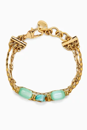 The Sky Bracelet in Gold-plated Brass