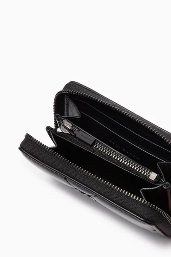 Small Kira Quilted Wallet in Leather