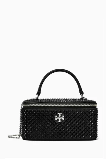 Kira Embellished Vanity Case in Satin