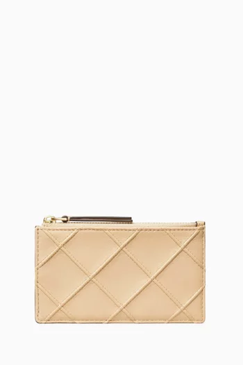 Fleming Soft Zip Card Case in Leather