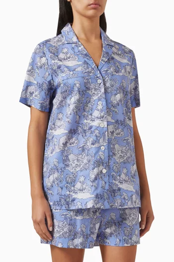 Ledbury Pyjama Shorts Set in Cotton