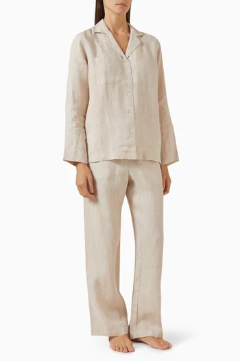 Sicily 1 Pyjama Set in Linen