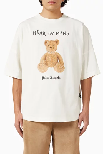 Bear in Mind Oversized T-shirt in Cotton