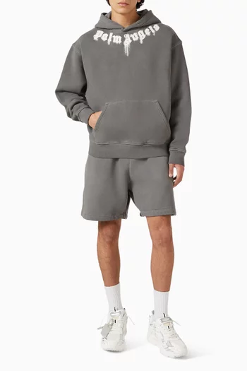 Logo-print Hoodie in Cotton-fleece